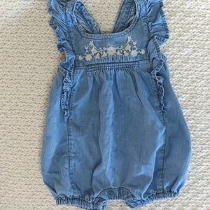 Chambray Romper